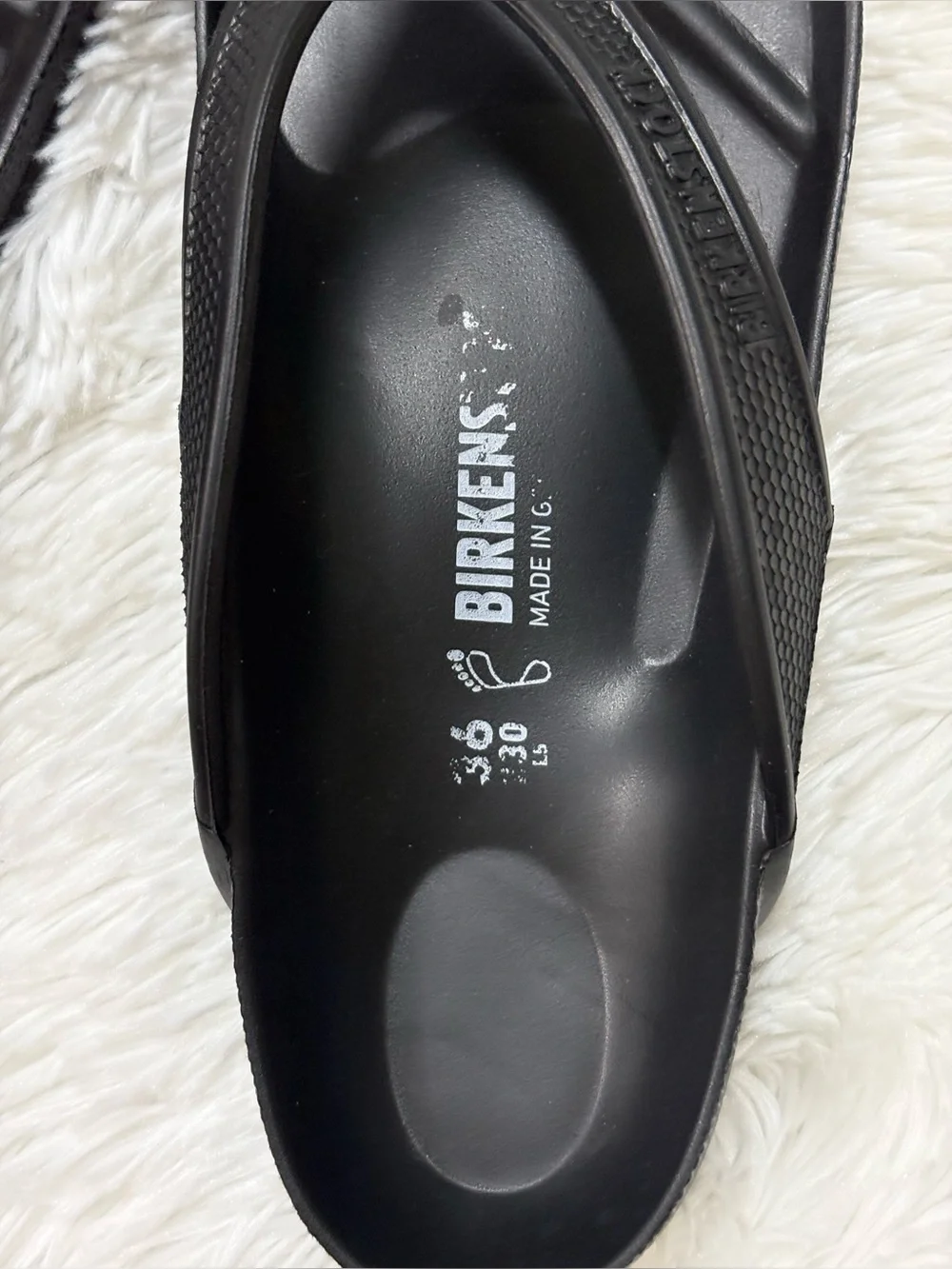 Birkenstock Women's Black EVA Thong Sandals